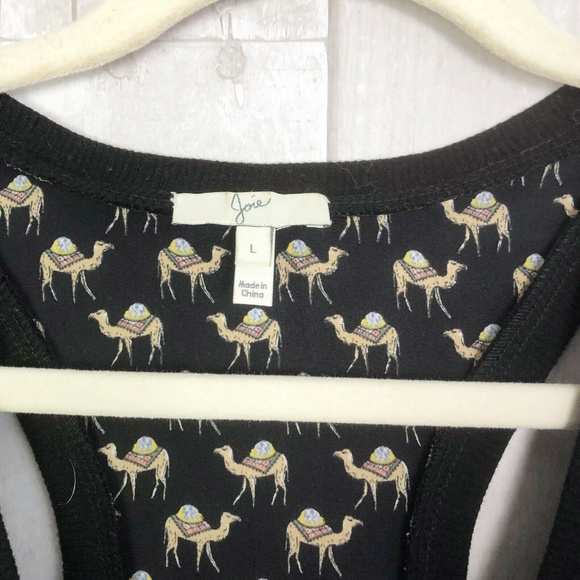 ❌SOLD❌ [Joie] Silk Camel Racerback Pocket Tank Top - Picture 8 of 8
